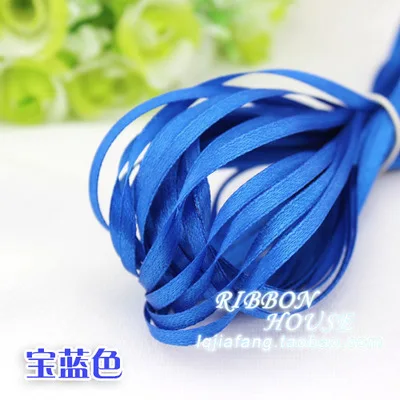 13 Royal Blue 30 видов цветов(20 м/лот) 1/"(3 мм) одинарная Свадебная атласная лента украшение подарок рождественские аксессуары DIY ленты - Цвет: 13 Royal Blue