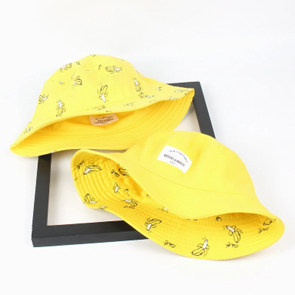 Панама мужская шляпа-Панама женская летняя с мультяшным принтом Рыбацкая шляпа