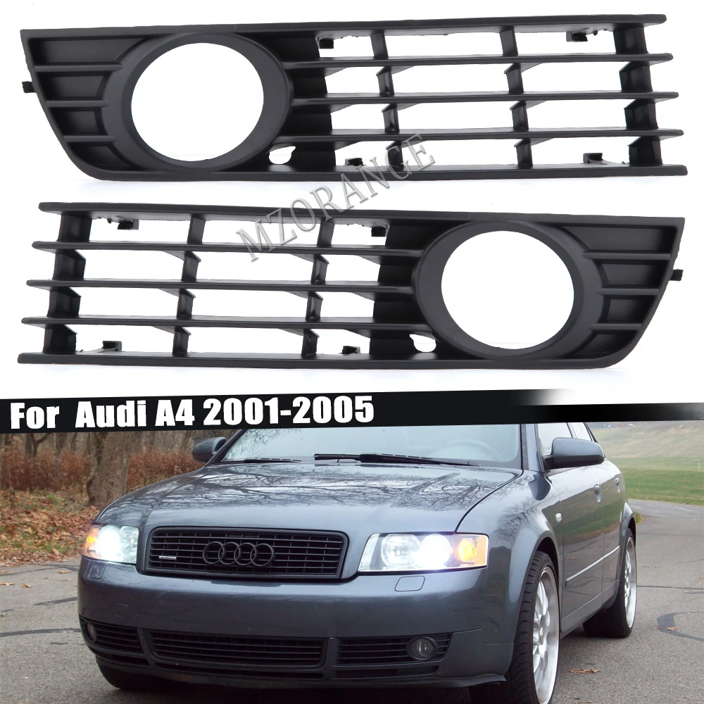 Передний бампер нижняя противотумансветильник РА крышка для Audi A4 B6 2002-2005 Черная