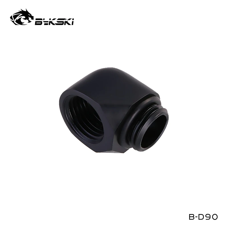 Bykski G1/4 &quot90 градусов поворотный локоть обратное направление фитинги для