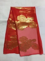 gold dot jacquard 100 silk fabric silk georgette fabric thin craft 114cm8mm 5yardslot lf05
