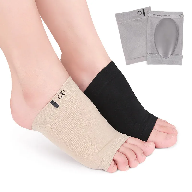 

1Pair Hot Sale Elastic Arch Flat Foot Cover Unisex Massage Corrector Insole Orthopedic Pad Plantar Fasciitis Bunion Pain Relief