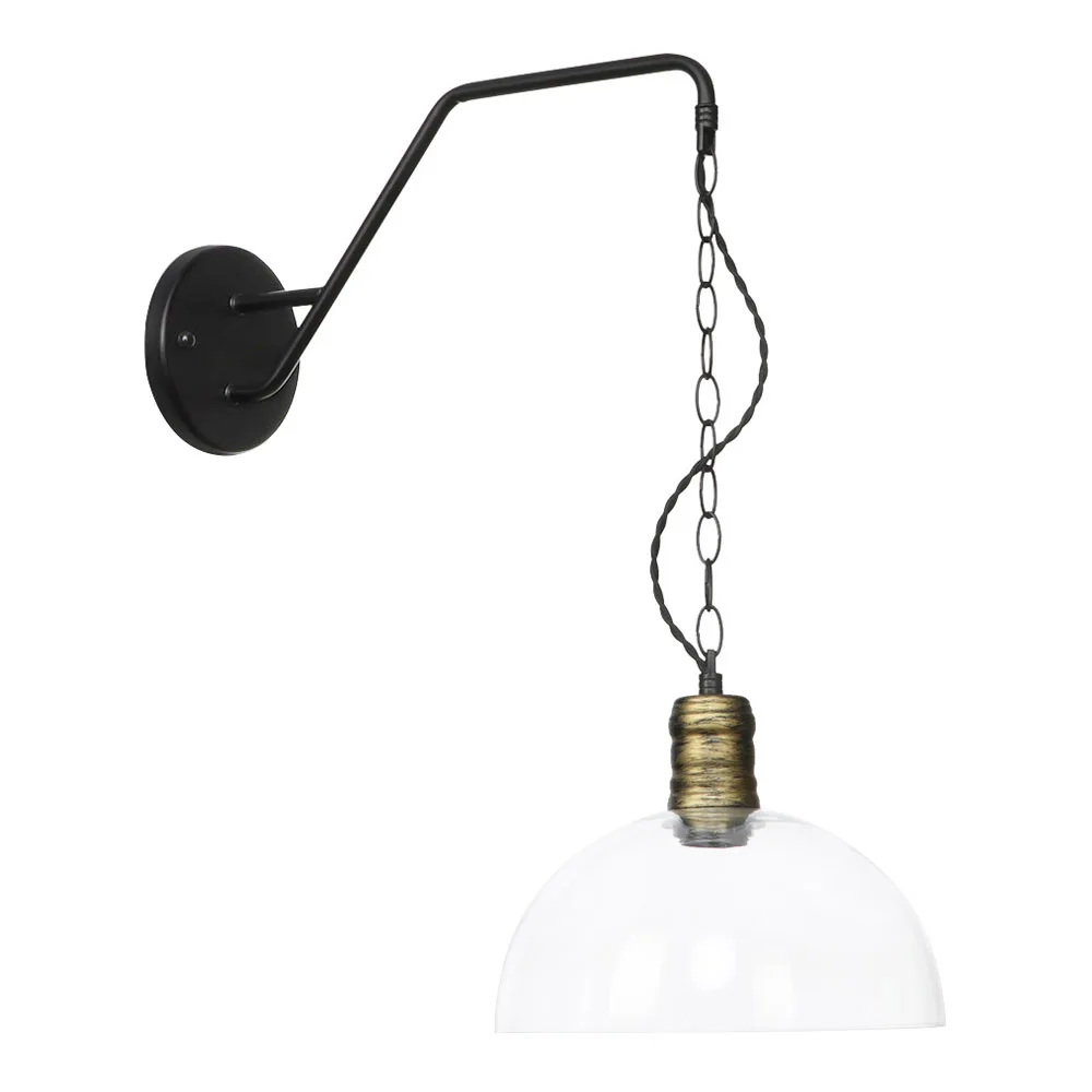 Настенный светильник в стиле лофт винтажный светодиодный настенный с железным