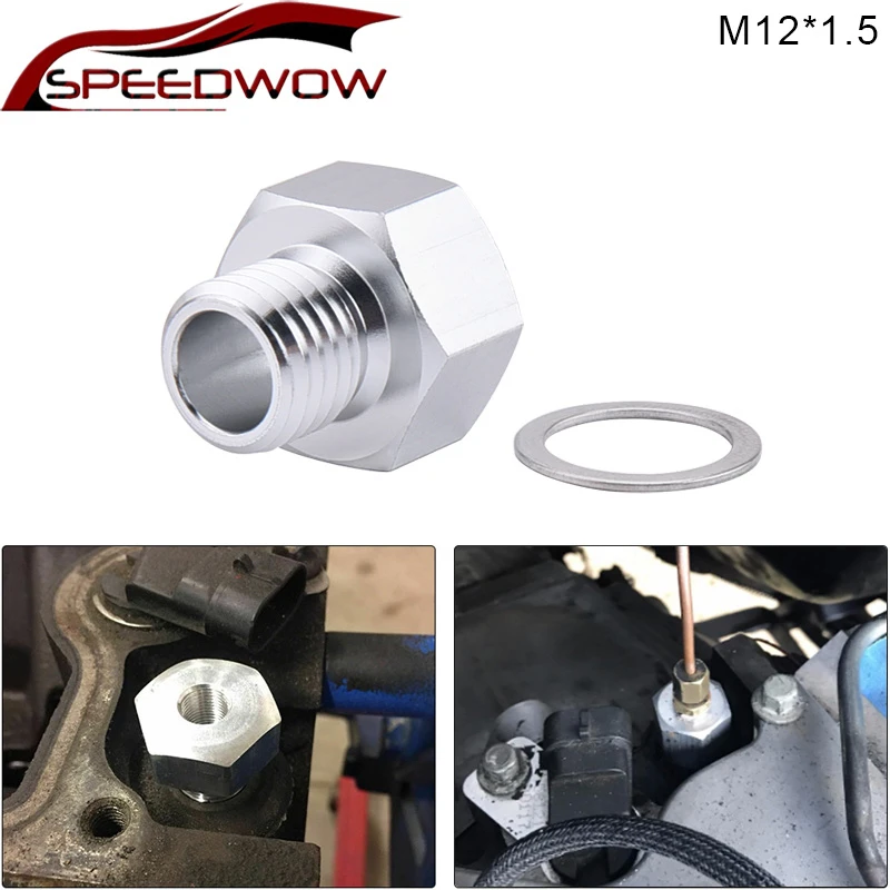Адаптер SPEEDWOW M12x1.5 к 1/8 NPT с уплотнительной шайбой датчик давления масла замена