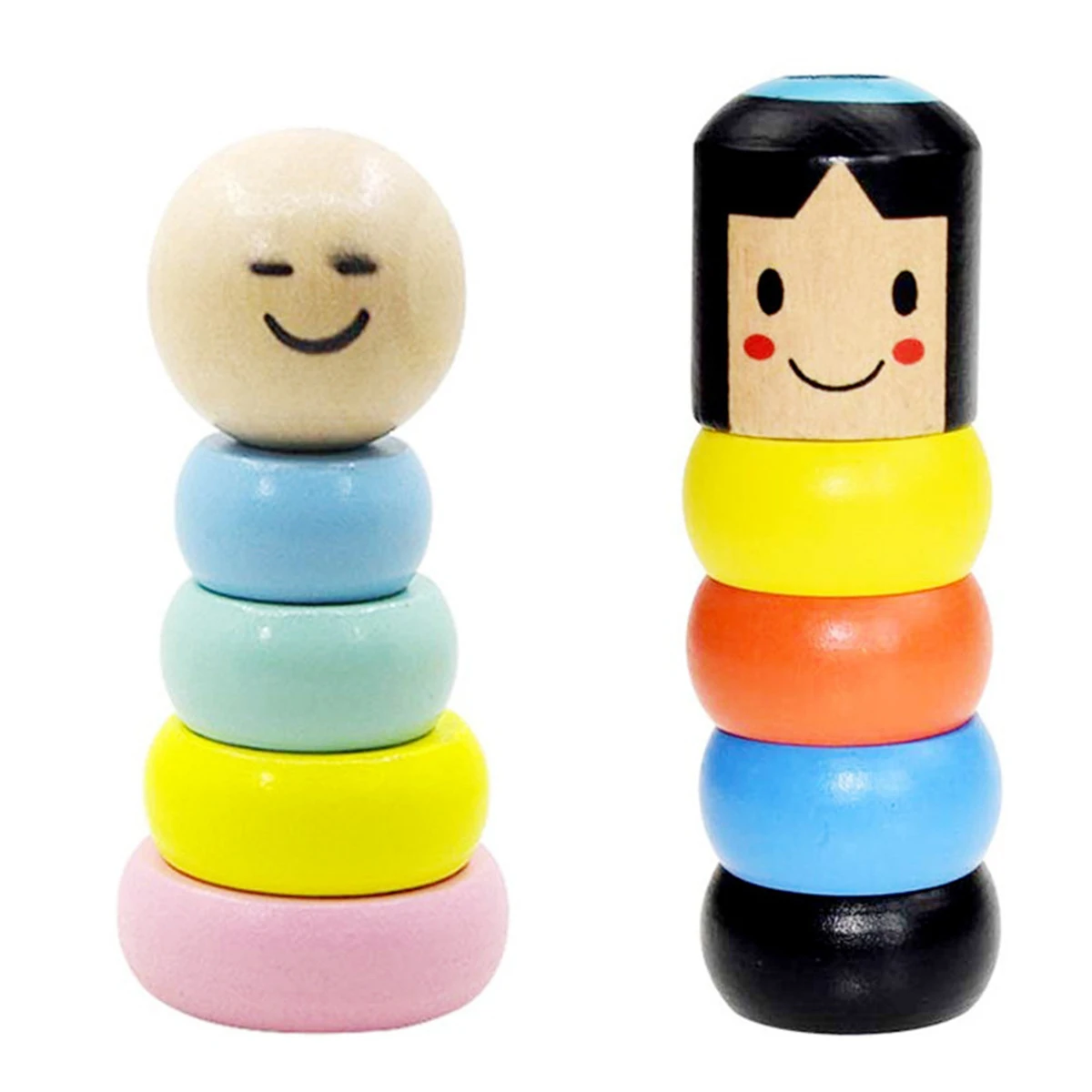 1 комплект бессмертный Daruma Небьющийся деревянного человечка фокусы закрыть Magia