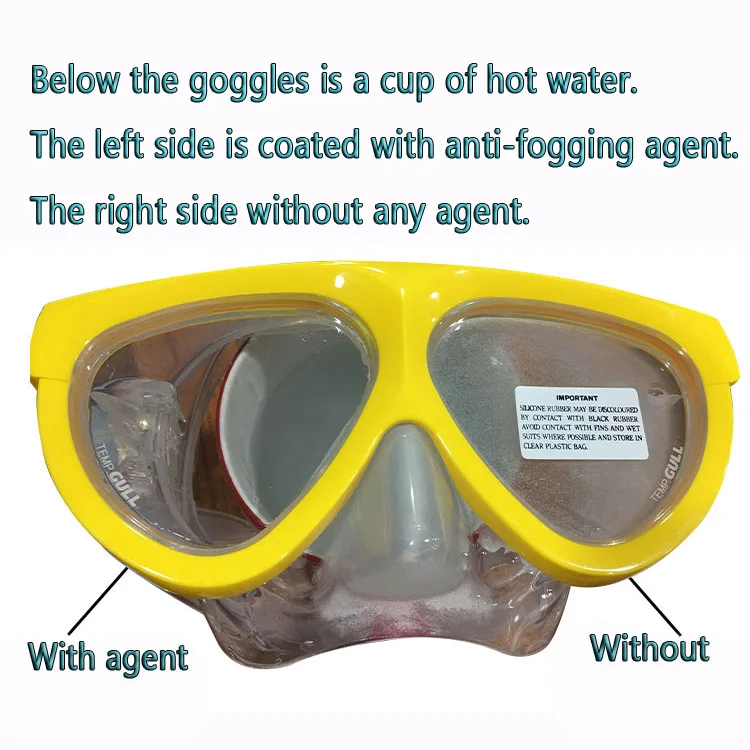 Туман Kicker Предотвращение запотевания жидкость для свободного дайвинга маска