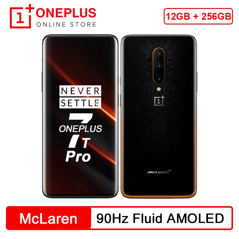 Новинка 2019 глобальная ROM OnePlus 7T Pro McLaren Edition Snapdragon 855 Plus 12 Гб 256 ГБ 6 67 ''экран 90 Гц 48