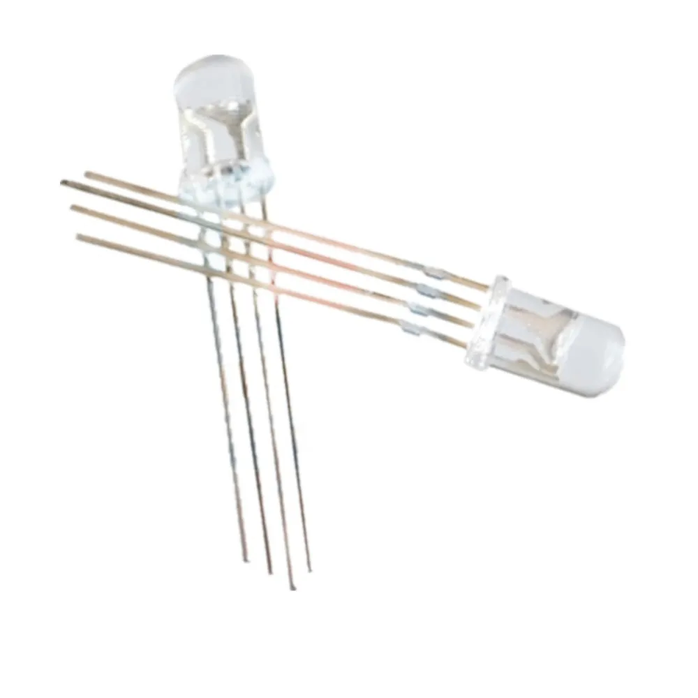 10 шт. дымка прозрачный всего Инь Янь полноцветный светодиод 5 мм четыре фута