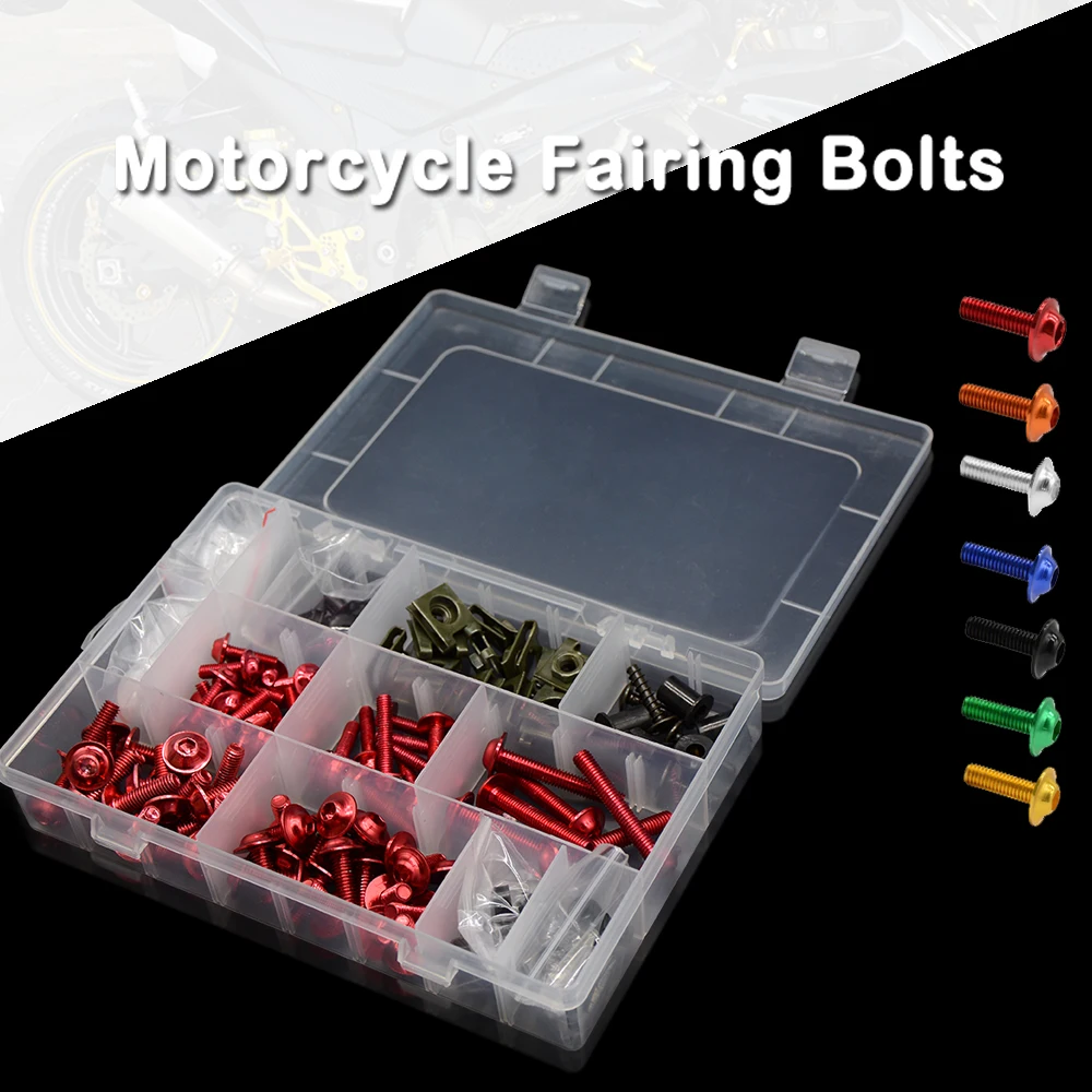 

For Ducati Motorcycle Fairing Bolts Kit Bodywork Screws Nut 950MULTISTRADA 748 748S 748R 750SS 750 Monster Dark 800 Supersport