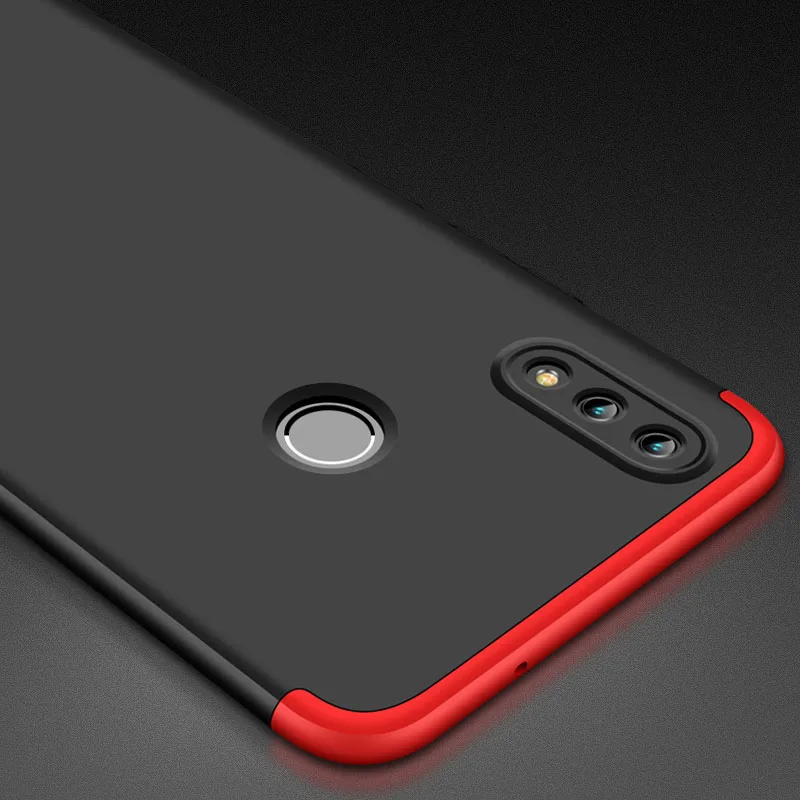 Чехол 3 в 1 для телефона Huawei Honor 10 Lite жесткий пластиковый матовый чехол-накладка из