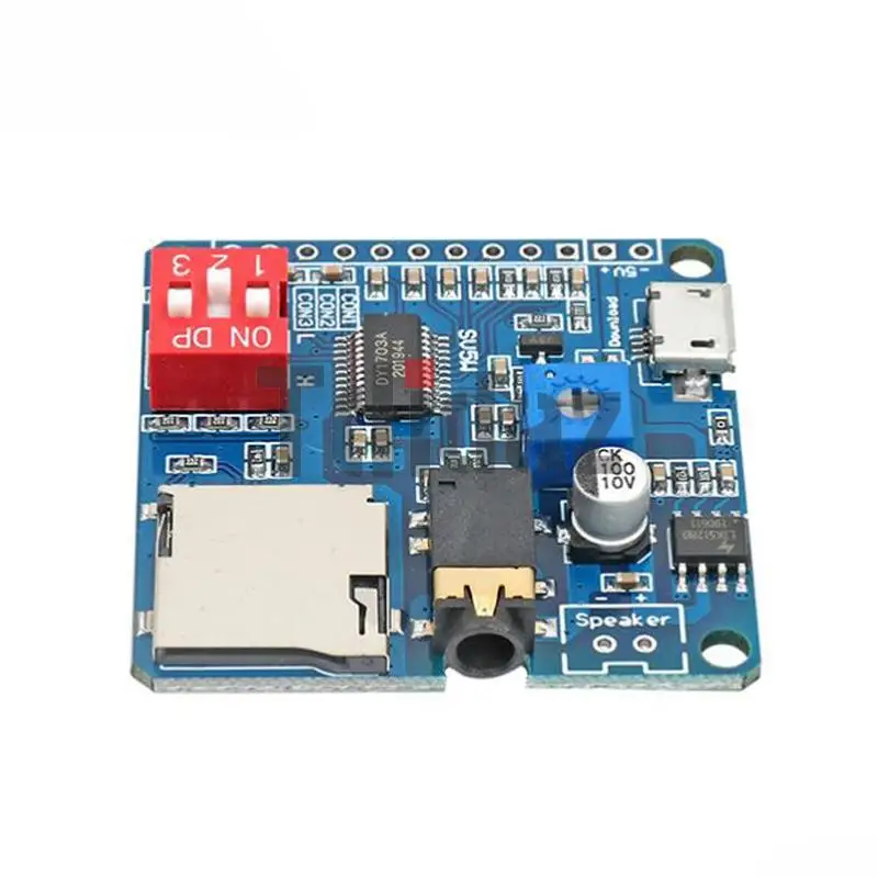 Для MP3 музыкального плеера Arduino усилитель воспроизведения голоса модуль 5 Вт SD/TF