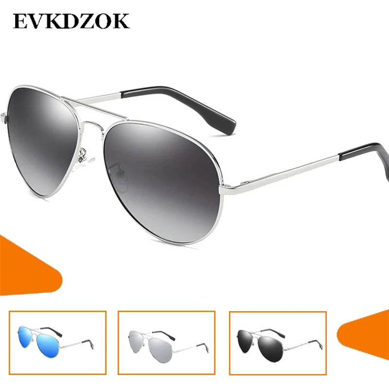 Стильная простота брендовые дизайнерские синие мужские солнцезащитные очки