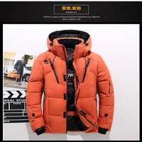 2021 mens white duck down jacket thick hooded jacket thick down jacket mens casual high quality winter parka