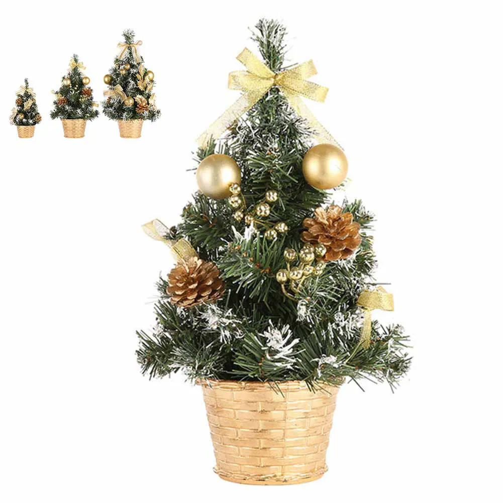 2019 Рождественская елка Новогоднее украшение для стола искусственная Мини