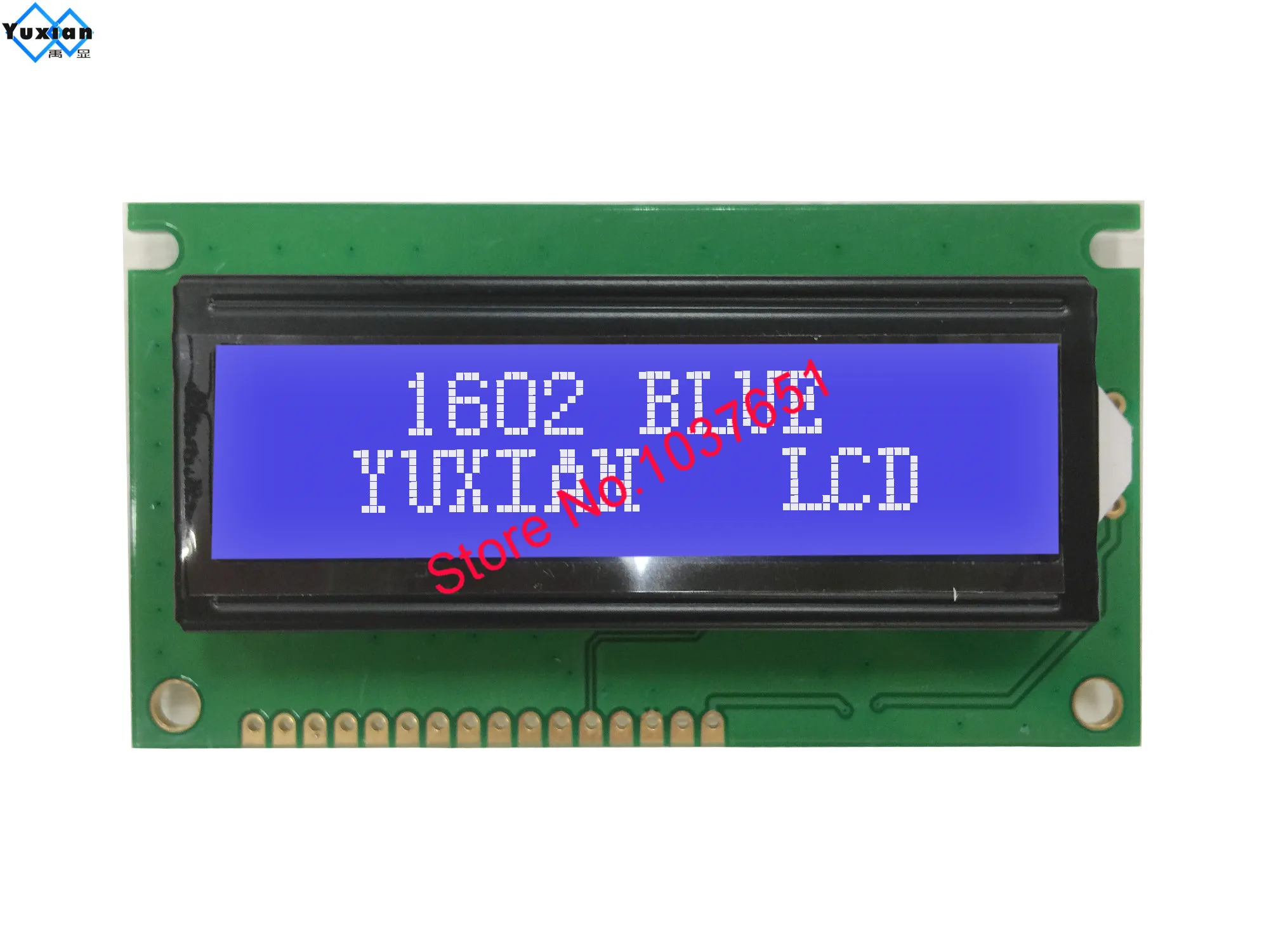 Фото Зеленый модуль ЖК-дисплея 1602C, экран 84*44 мм HD44780 BC1602H 15PIN LEDA 16PIN LEDK 1602C №4