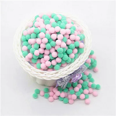 0913 20g Мини Помпон 8 мм Pom Poms Ponpon многоцветные Pompony ремесла поставки DIY для детской игрушки швейные украшения для дома и свадьбы 20 г - Цвет: 0913 20g
