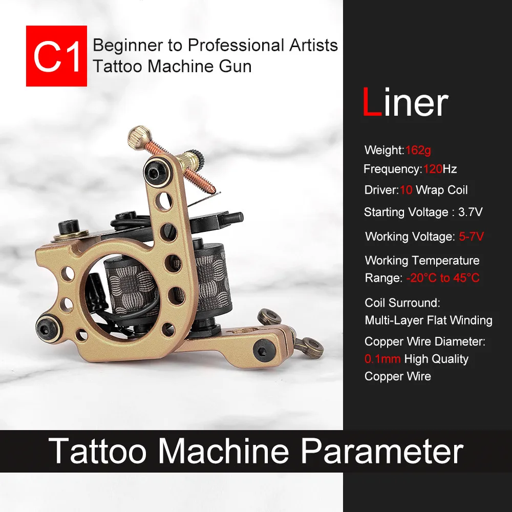 Liner Tattoo Coli Machine maquina De Bobina De Tatuagem - Цвет: 01