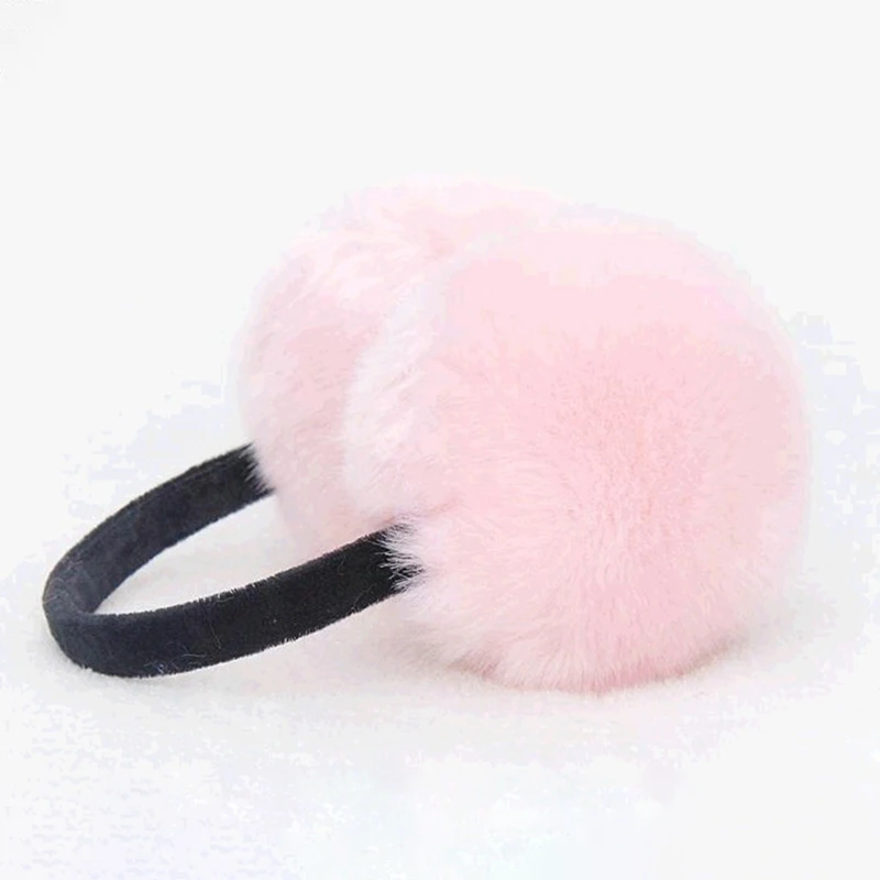 2020 теплые пушистые меховые наушники для детей и взрослых симпатичные с