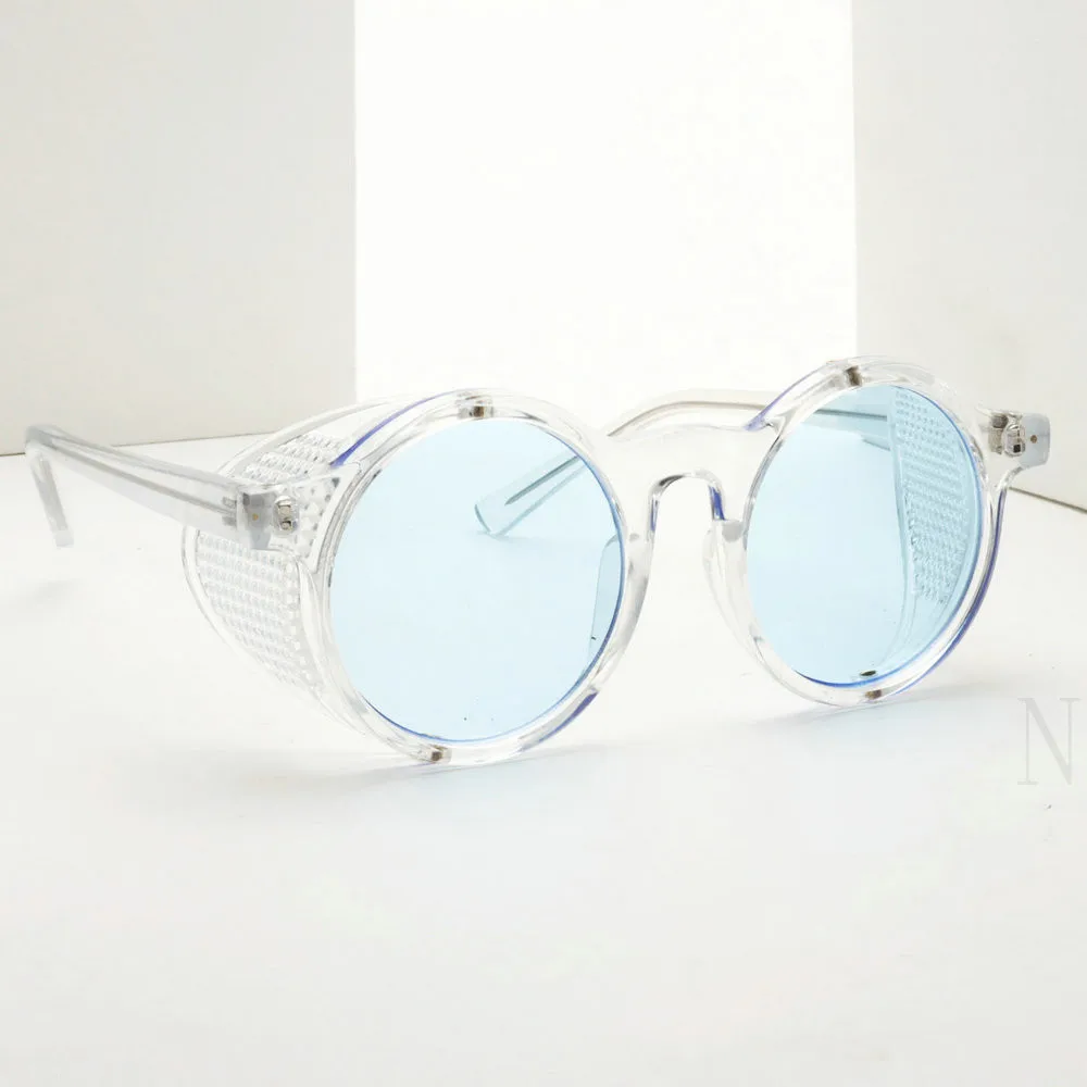 Женские солнцезащитные очки в оправе MINCL круглые черной UV400 LXL 2018|round sunglasses|f