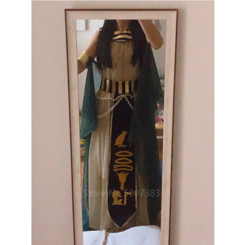 Мужской Костюм Фараона косплей Египетский наряд королева костюмы на Хэллоуин