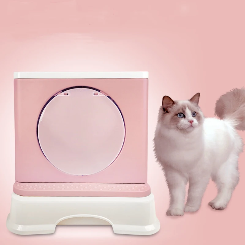 Поднос для туалета домашних животных Большая вместительная Складная кошачий