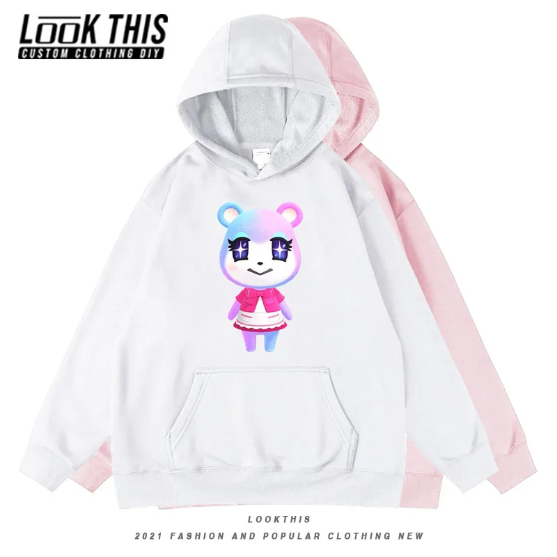 

Animal Crossing Funny Children Oversized Hooded Kids Daily Loose Pullover Boys Girls Hoodies Teen Long Sleeve Casual Hooded Tops