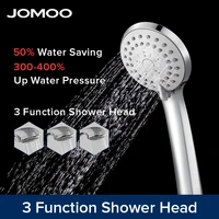 high pressure 3 sprays shower set jomoo abs round shower head water saving rain shower