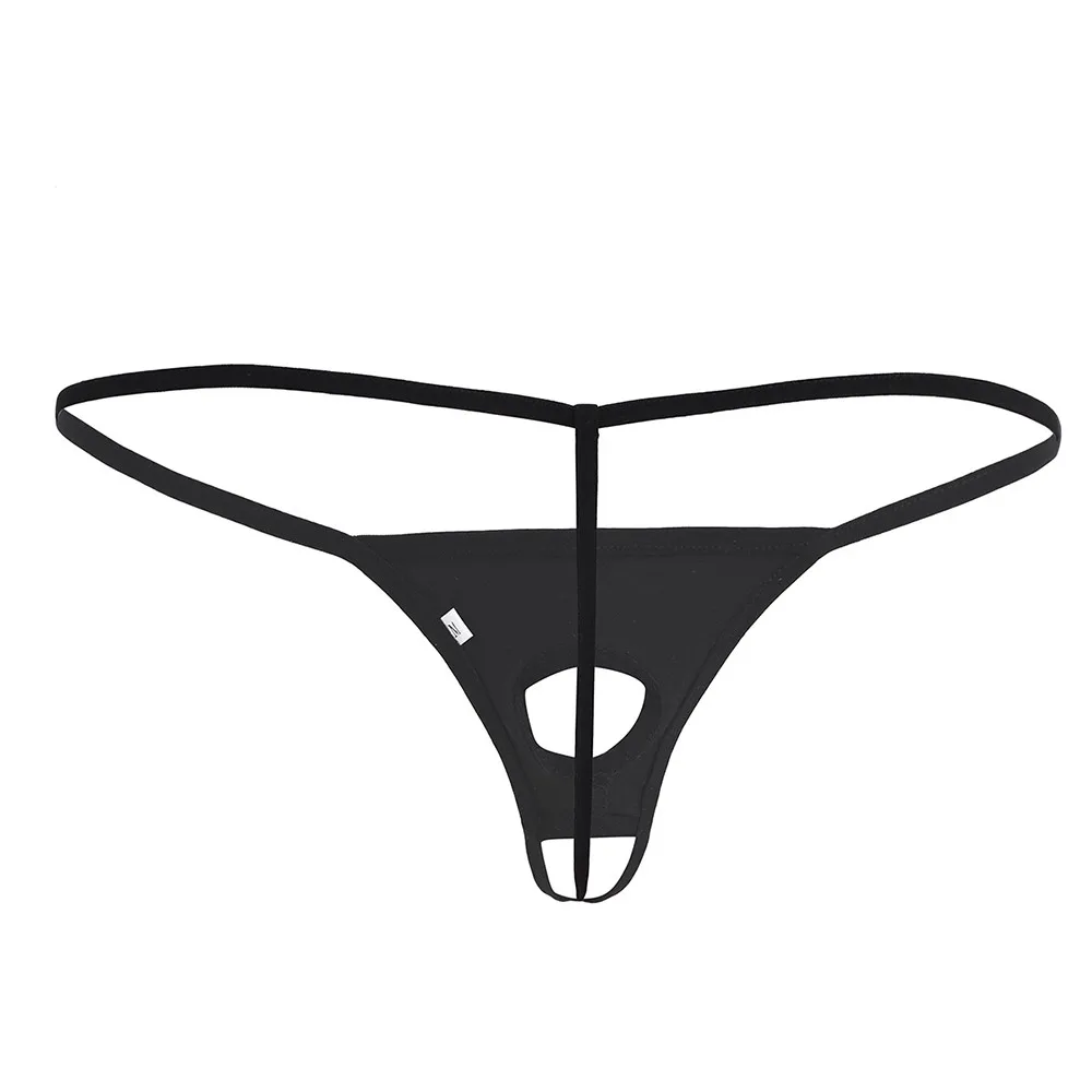 

Men's Panties Sexy Lingerie Pouch Bikini Briefs Faux Leather Jockstrap Pant G String Thongs Male Underwear