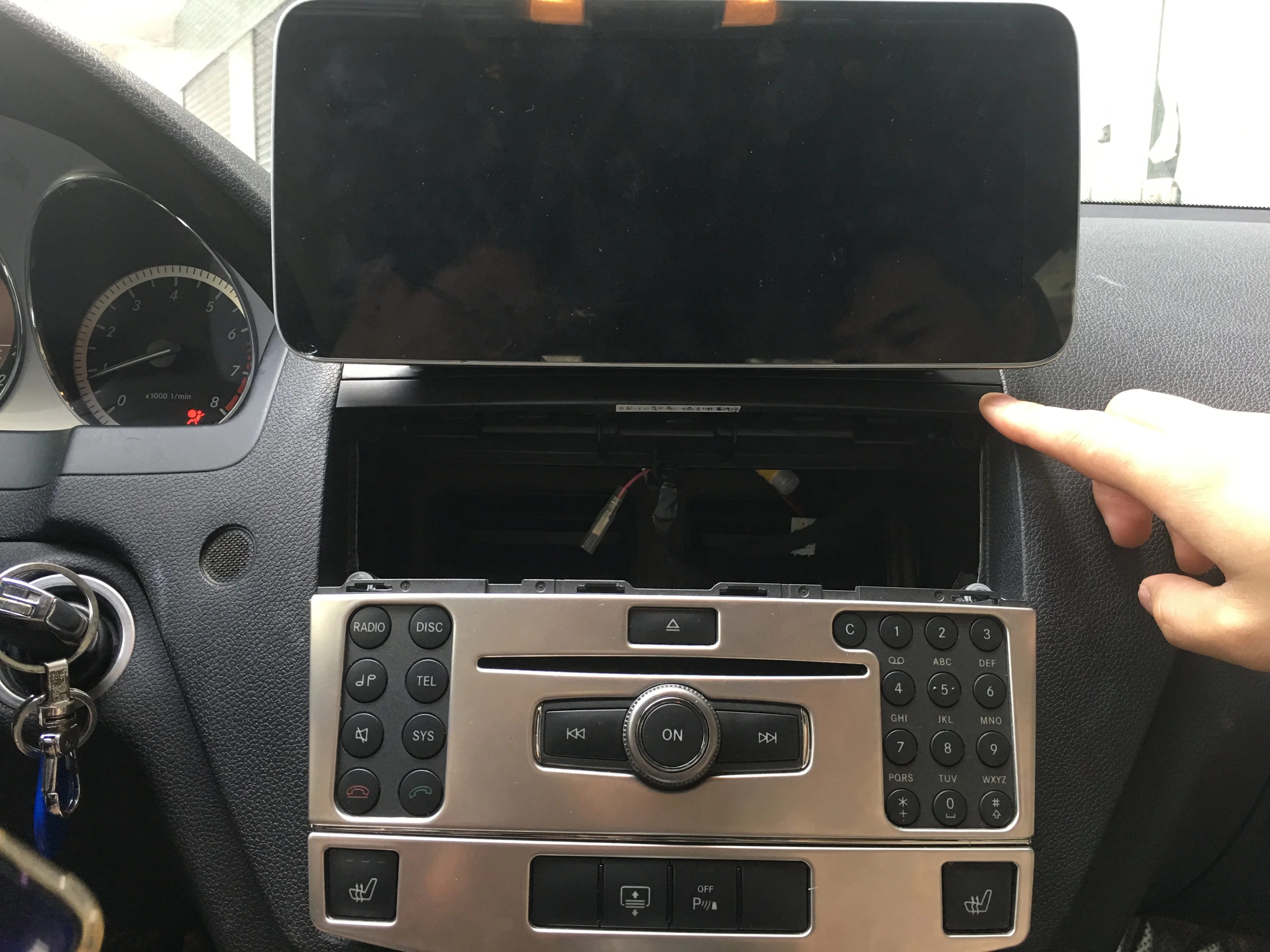 Экран 10 25 дюйма Android 0 дисплей для Mercedes C класса 2008-2010 W204 магнитола мультимедийный