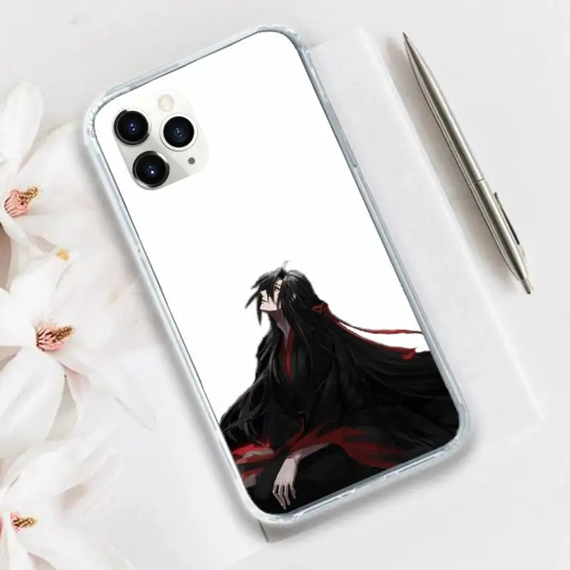 

Cartoon Mo dao zu shi Phone Case Transparent for iPhone 11 12 mini pro XS MAX 8 7 6 6S Plus X 5S SE 2020 XR