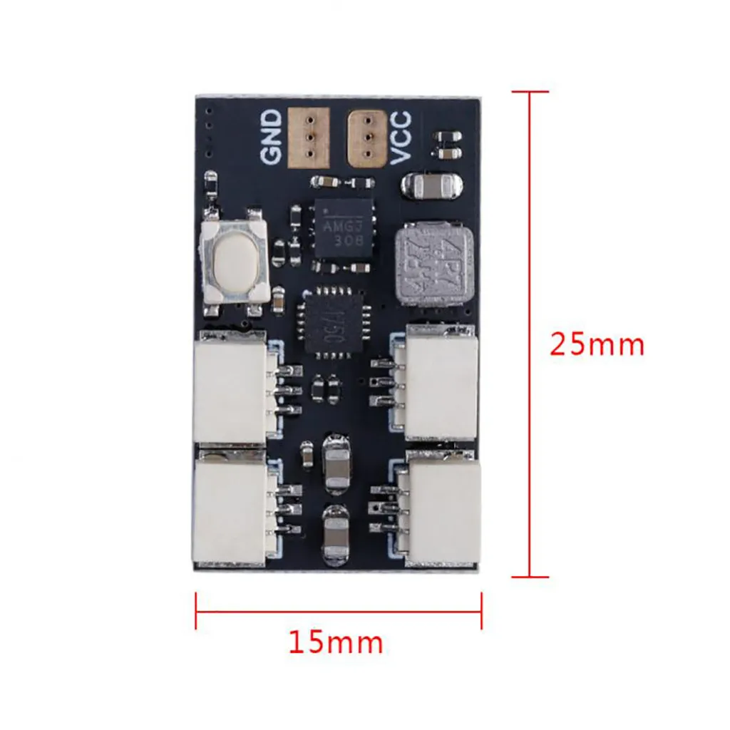 4 шт iFlight 40A PDB w/RGB многоцветные светодиодные полосы/гоночный провод для FPV дрона