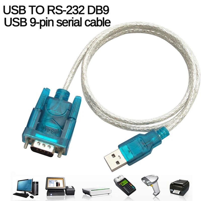 USB к RS232 линия последовательной передачи данных 9 контактный Интерфейс DB9