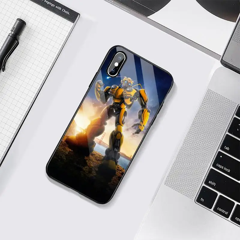 

Transformers Bumblebee Phone Case Tempered glass For iphone 6 6S 7 8 plus X XS XR 11 12 mini PRO MAX