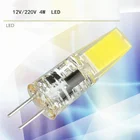 G4 светодиодный 12V ACDC туннельный светильник 3 Вт, 6 Вт, высокое качество Точечный светильник светодиодный G4 COB светильник лампочка настенный светильник люстра Pin Поддержка диммер приспособление