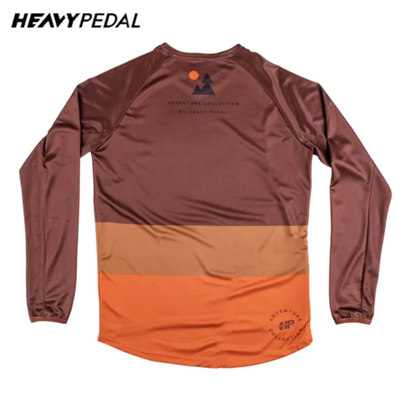 Футболка мужская свободного кроя Джерси с длинным рукавом для езды на