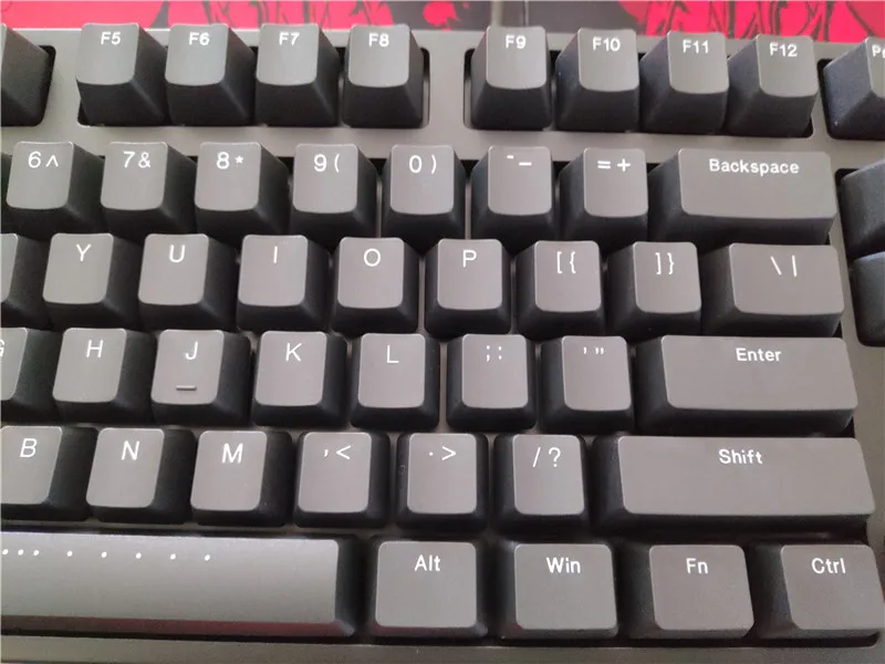 IKBC C104 механическая клавиатура Толстая PBT keycap cherry mx Переключатель коричневый синий полный размер без подсветки игровая клавиатура
