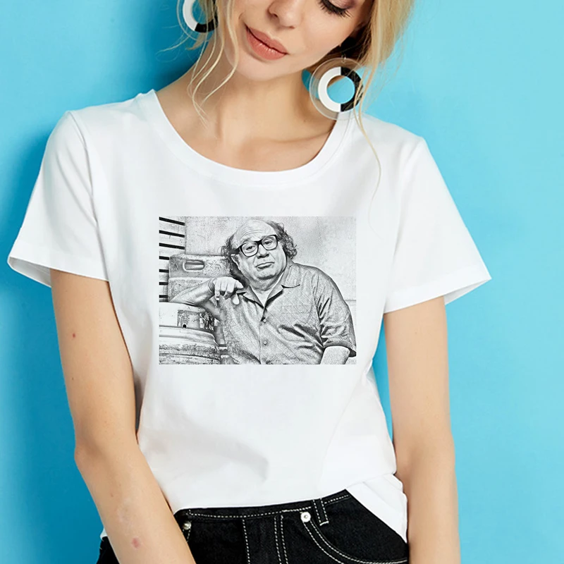 Danny Devito Art летняя Новая Винтажная Футболка женская Повседневная модная одежда