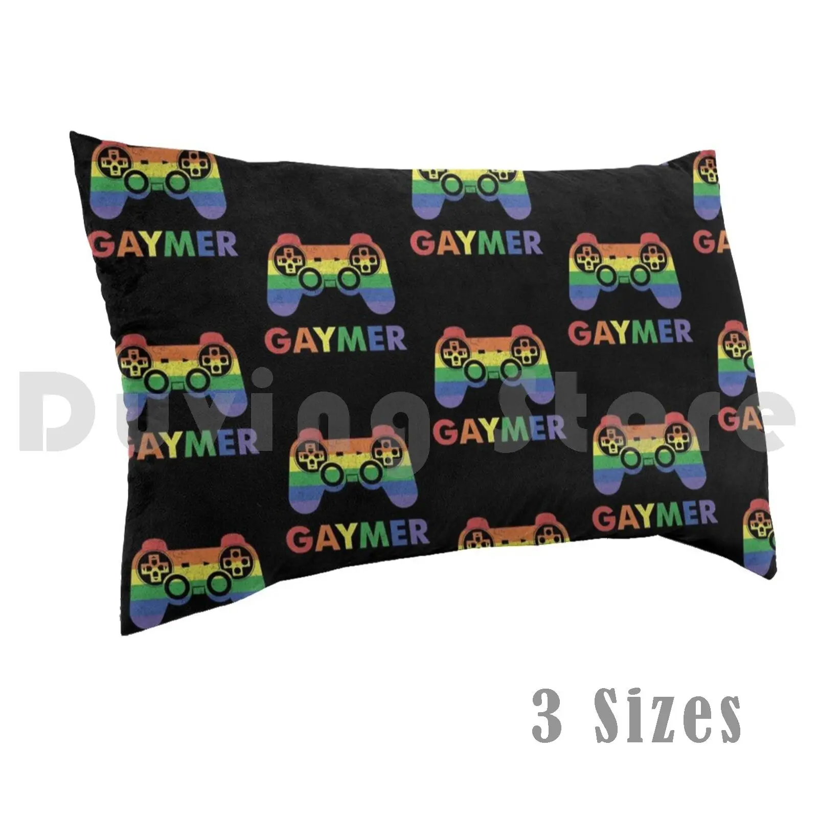 

Funny Pride Gamer Pillow Case DIY 50x75 Gamer Pride Video Game Pride Month