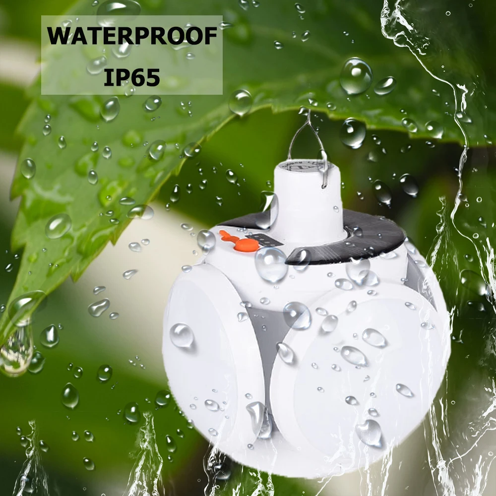 фонарик фонарь для кемпинга Светодиодный складной перезаряжаемый палатка на