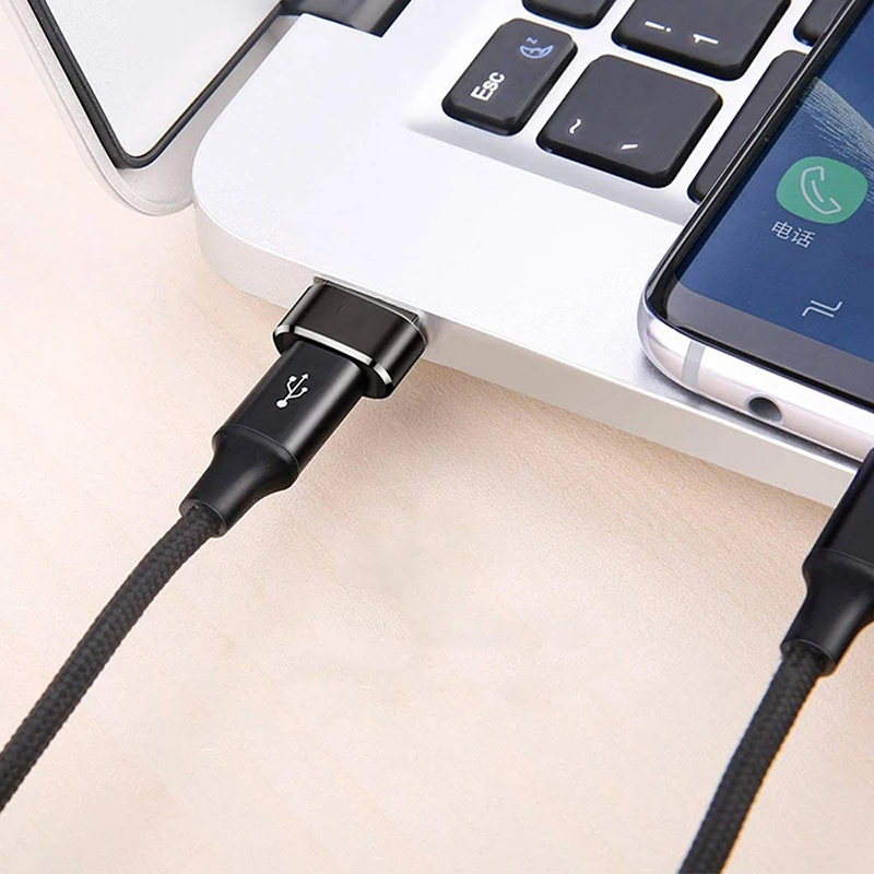 Usb type C Женский к USB Мужской адаптер для Macbook Nexus huawei Nokia соединительный кабель type-C к Usb 3,0 зарядный Otg конвертер