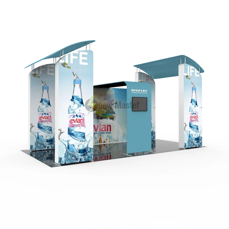 Новый дизайн Алюминиевый выставочный фон expo 10x20 стенд|Флаги баннеры и аксессуары|