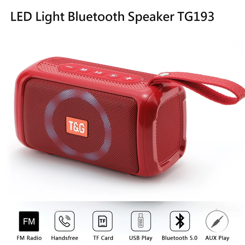 TG193 сабвуферный динамик для использования на улице Bluetooth Колонка Беспроводная