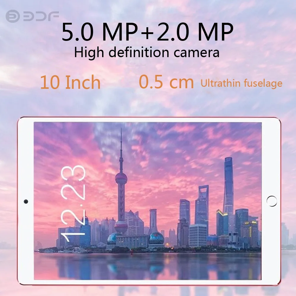 2.5D стальной экран 10,1 дюймов планшетный ПК 4G/3G Телефонный звонок 6 ГБ/128 ГБ Восьмиядерный Поддержка Google Play Wi-Fi Bluetooth Супер планшетный ПК