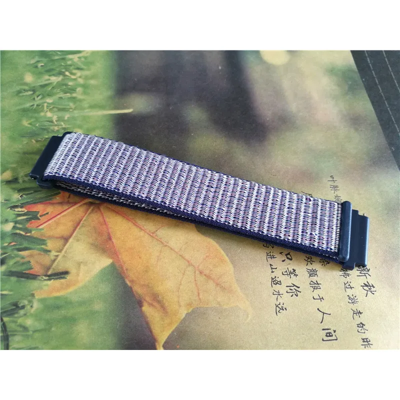 Универсальный ремешок 20 мм для Xiaomi Huami AMAZFIT ремешок Bip Amazfit GTS GTR 42 мм спортивные смарт-браслеты нейлоновый браслет-петля