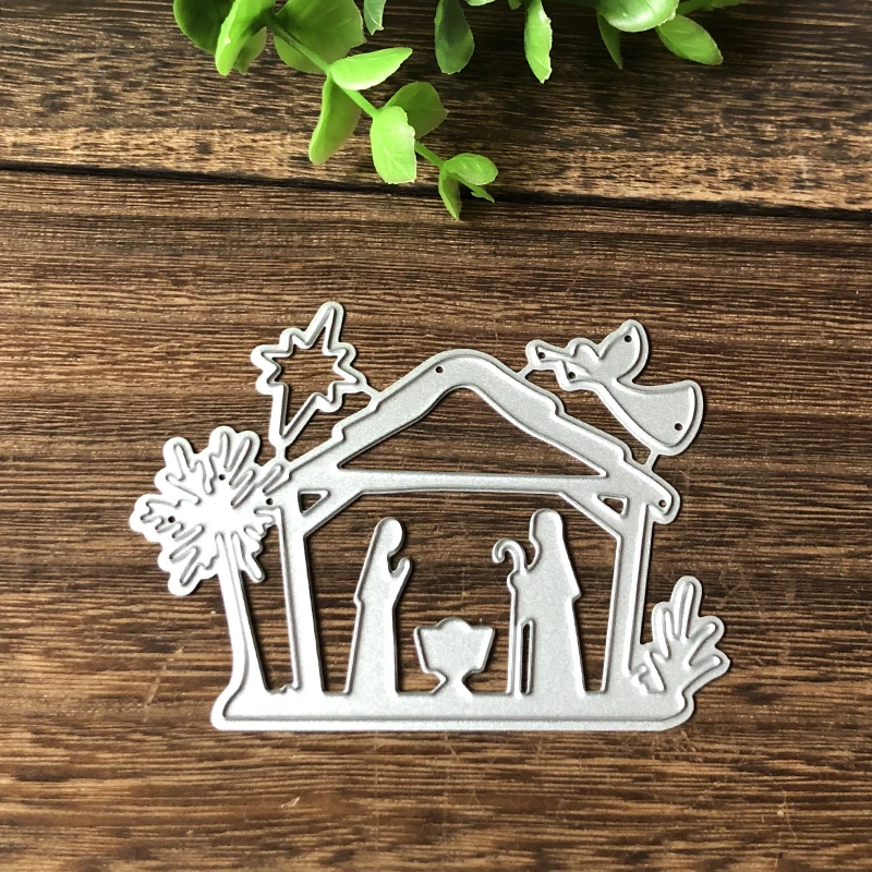 Рождественские штампы из металла стальные трафареты для поделок скрапбукинга