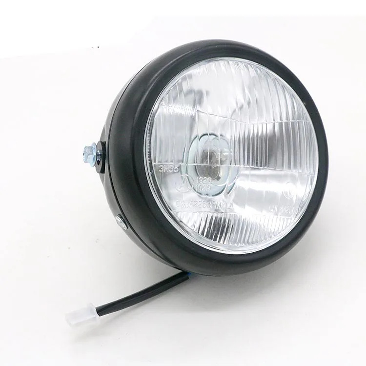 Передняя фара мотоцикла Refit Retro галогенная универсальная для Harley Chopper Bobber Custom Cruiser