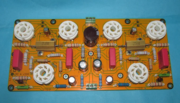 

Dynaco 6V6 10W ultra linear push-pull amplifier stereo PCB board LG183, also suitable for pushing 6P6P, 6P3P, 6CA7, KT66, EL34