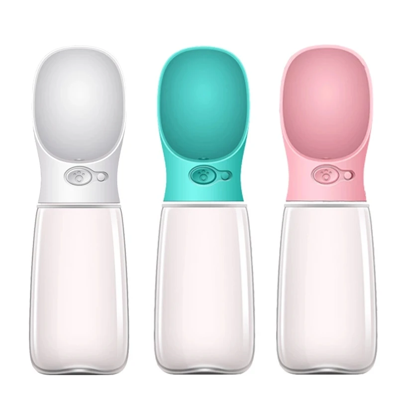 

1pc Pet Portable Water Bottle With Drinking Bowl Cup Dog Cat Leakproof Waterer Feeders Drinker For Cats Dogs Outdoor Travel