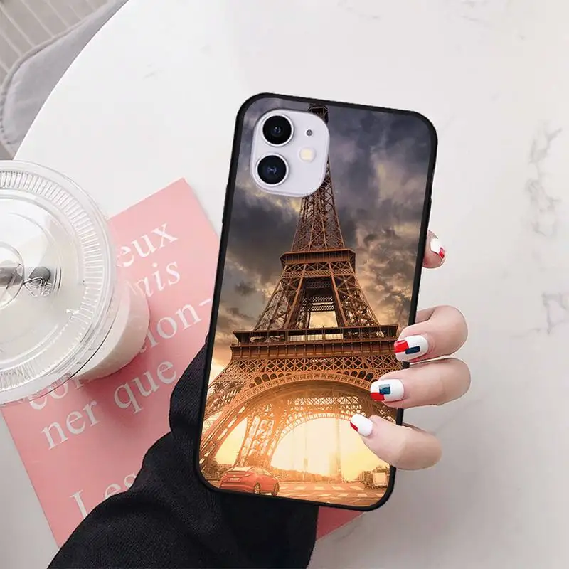 

Eiffel PARIS tower Phone Case case coque fundas for iphone 11 PRO MAX X XS XR 4S 5S 6S 7 8 PLUS SE 2020 cases cover