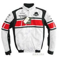 mesh breathable jacket for yamaha with protector motorcycle automotive mtb bmx bike riding white jackets